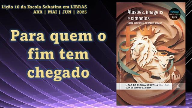 LIÇÃO 10 DA ESCOLA SABATINA EM LIBRAS - 2º TRIMESTRE DE 2025
#liçãodaescolasabatinaemlibras

Tema: PARA QUEM O FIM TEM CHEGADO #shorts #libras #diluvio #portadagraça #graça #salvação #tempodofim

🎦 Acesse o vídeo: https://youtu.be/sGPJEARfeD8