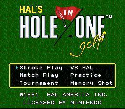 Cover image of Hal's Hole in One Golf