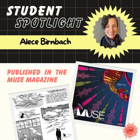 Saturday Spotlight! We’re proud to celebrate the incredible achievements of our SAW community. Tune in on weekends as we highlight some of our faculty and educators making waves in the world of comics. 

Congrats! Leela Corman, Pam Wye, Suzanne Wise, and Alece Birnbach! 