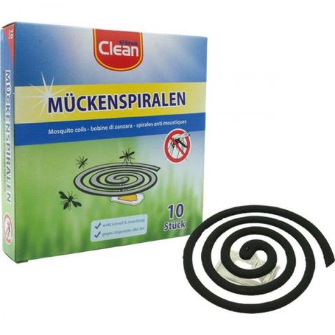Ein Produkt zur Insektenbekämpfung namens "Mückenspirale".