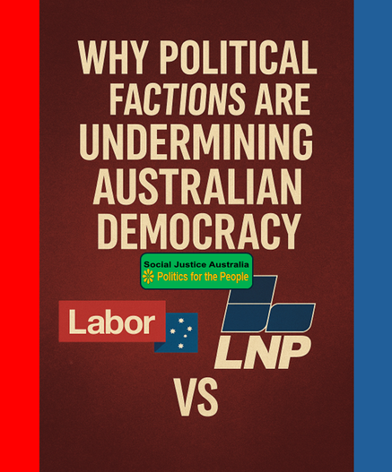 Why political factions are undermining Australian democracy.