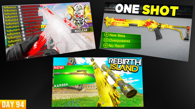 3 Recent Call of Duty Thumbnail Designs (day 94)