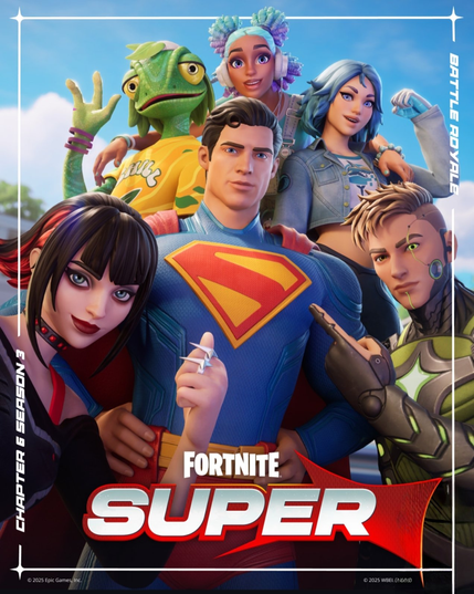 Fortnite Chapter 6 Season 3 “Super” is live! Suit up as Superman & join the superhero action now! 
🦸‍♂️ #FortniteSuper #Superman #FortniteUpdate

More #Fortnite news and updates at
http://baskingamer.com

#baskingamer #GamingNews
#GamingContent #gaming #game #FortniteArt