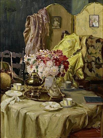 Golden warmth flows
Elegantly enticing
Weaves a gentle glow

Artist:
Jacques-Émile Blanche

#silentsunday
#haiku
#WritingCommmunity 
#SundayVibes 
#sunday