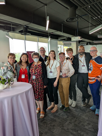 MacEwan Pride Reception guests. 