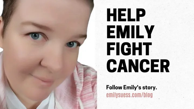 Please Help Emily Fight Brain Cancer. Click the Gofundme link and follow her story on emilysuess.com/blog