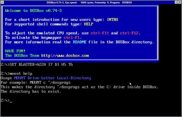DOS box Linux