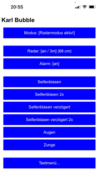 Webinterface #KarlBubble