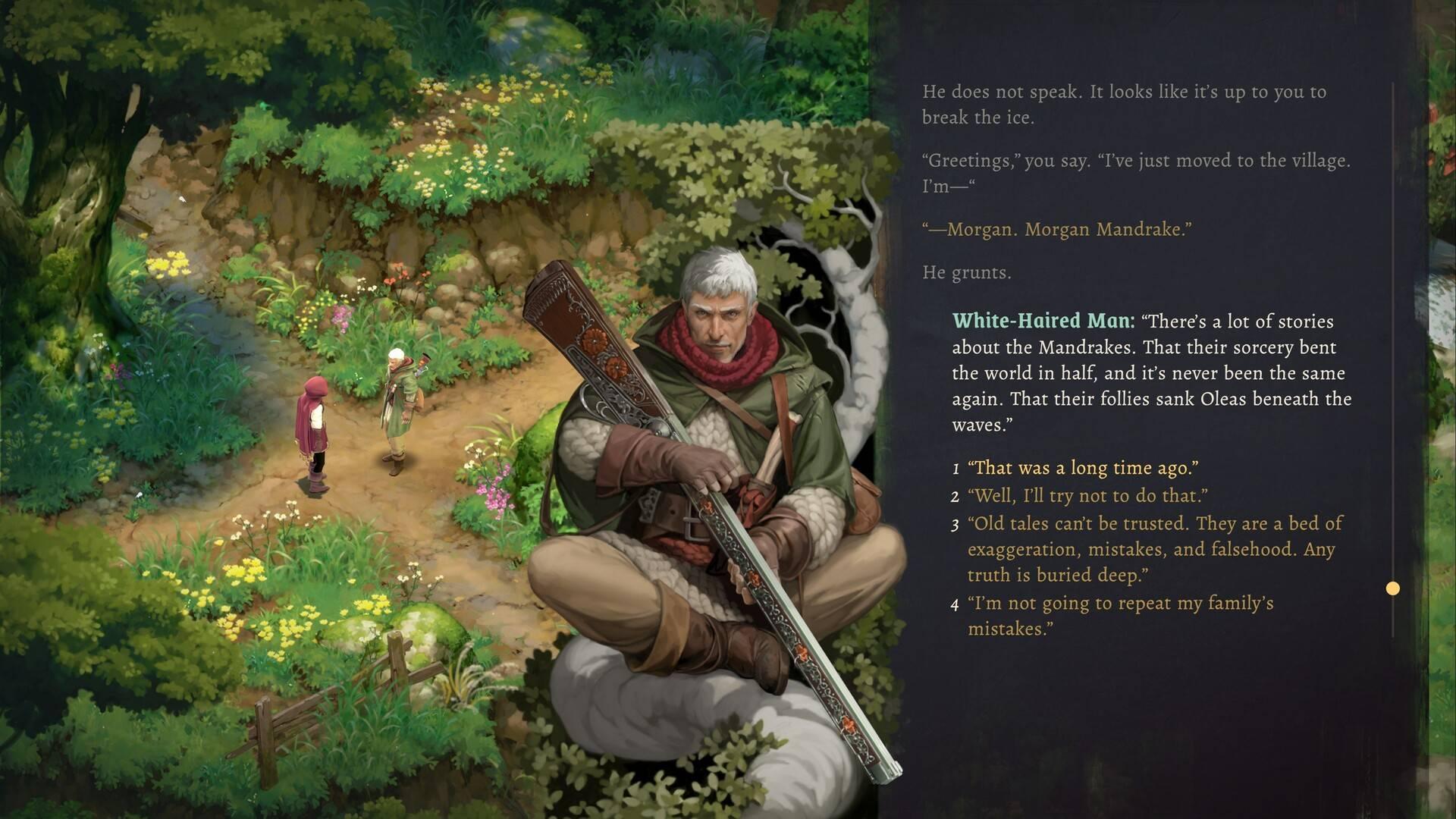 Screenshot from a game called Mandrake