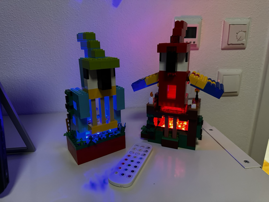 Lego Nightlight Nachtlicht handmade with Lego Bricks databrick 