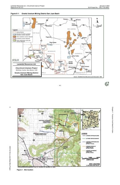 Sources:
Technical Report on the Churchrock Uranium Project (PDF)
Draft Environmental Impact Statement for the La Jara Mesa Mine Project (PDF)