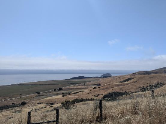 Looking toward Point Sur Lighthouse from Coast Road