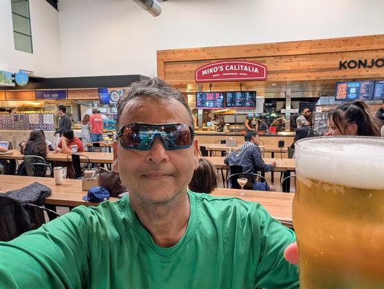 Post-run beer 