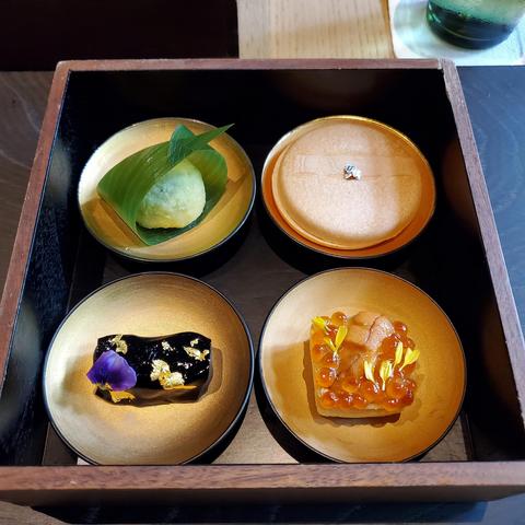 Afternoon tea at Aman Kyoto.