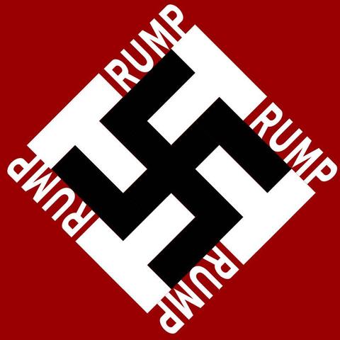 The Trump Nazi flag.