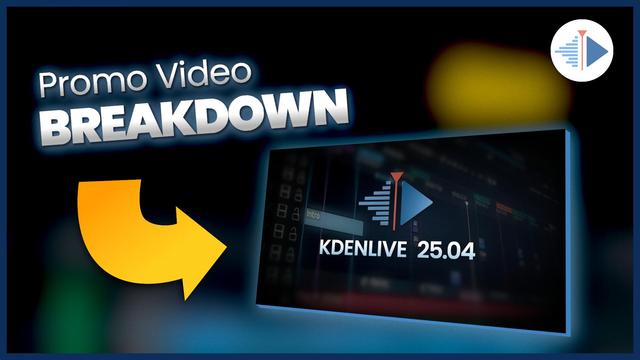 Breakdown of Kdenlive promotional video on YouTube - thumbnail
