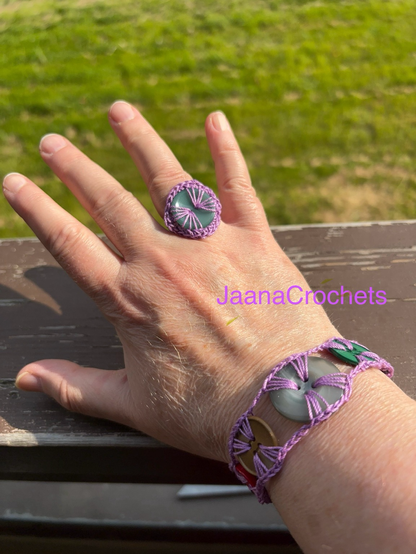 Hand with a ring and a bracelet