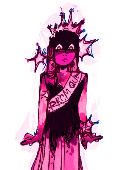 Carrie White color study, from Carrie!