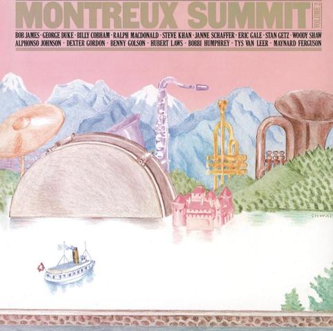 An image of the cover of the record album 'Montreux Summit, Vol. II' by CBS Jazz All-Stars