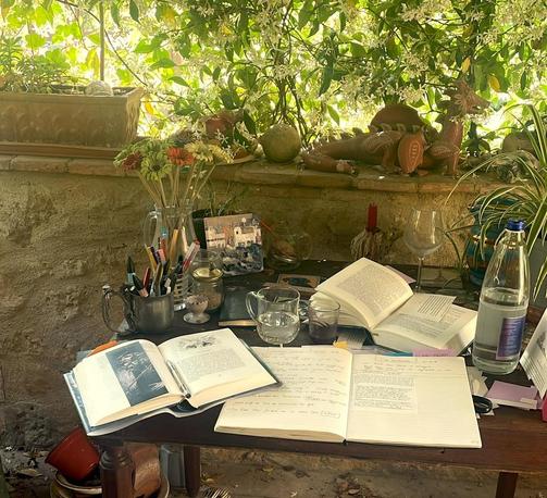 Cornelia Funke revising the first Reckless books