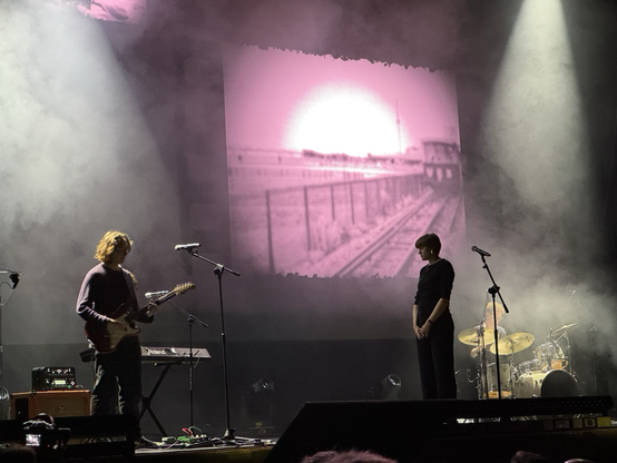 Band on  Stage at Brighton Dome at opening plenary.