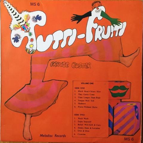 An image of the cover of the album 'Tutti-Frutti' by Prince Buster
