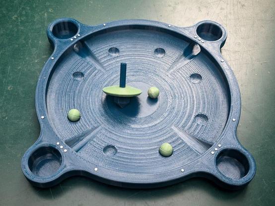 3d printed spinning top game