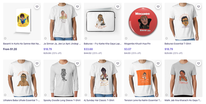 Shop now to brighten up your home with Bollywood spicy designs...

https://www.redbubble.com/people/Insipred/shop?asc=u

#design #art #decor #illustration #Inspired~Souls #Inspired #DigitalArt #India #Indian #funny #TShirtDesign #poster  

