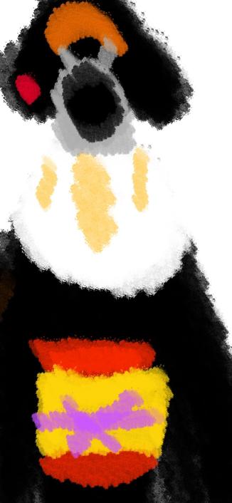 Watercolor Geisha Woman