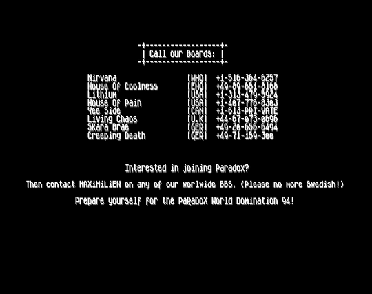 Screenshot of "Black Sect" - Crack: Paradox (PDX) - Published by Lankhor on Commodore Amiga (1993)