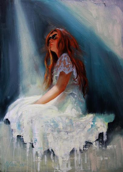 Witte jurk, 2025, 70x50cm, olieverf op paneel

#whitedress #wittejurk #olieverf #schilderij #allaprimapainting #realism #figurative #contemporaryrealism #fineart #art #oilpaintingtechniques #artist #janneskoetsier #kunst #painting #schilderkunst #figuratievekunst #dutchart #oilpainting