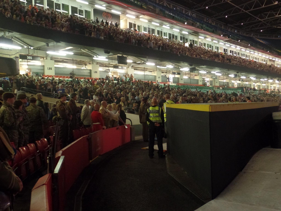 Crowds at Millennium Stadium, Cardiff
