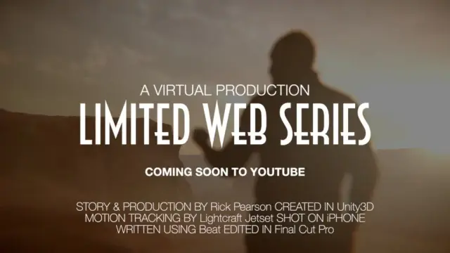 virtual production web series by Rick Pearson using unity3D realtime render engine