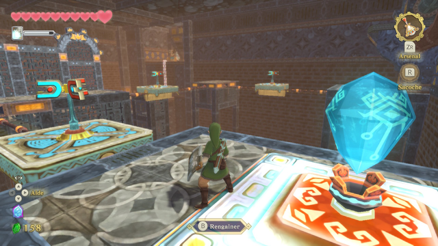 The Legend of Zelda: Skyward Sword - Link in the Temple of Time in the Lanayru Desert