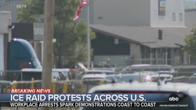 ICE raids a Meat Packing plant