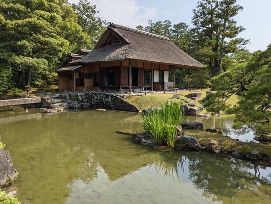 Katsura Rikyu's 'Shokin-tei' (teahouse).