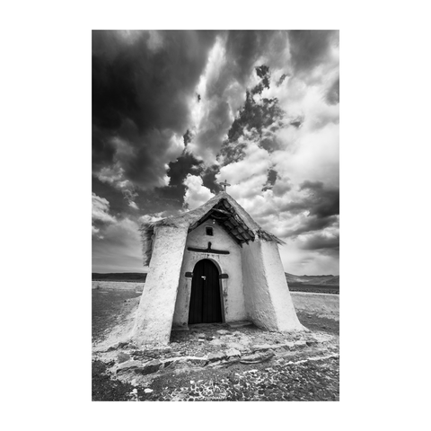 Lonely chapel in the high Chilean Andes, near the Bolivian border