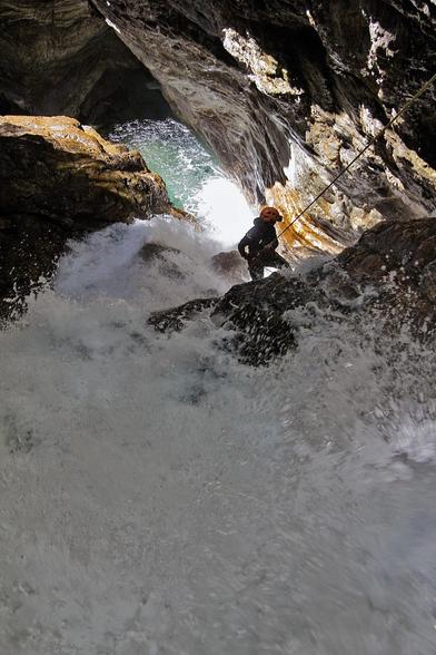 Foto del descenso del barranco de Eriste (HUESCA)