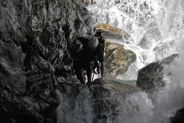 Foto del descenso del barranco de Eriste (HUESCA)