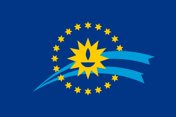 Flag of Durazno, Uruguay.