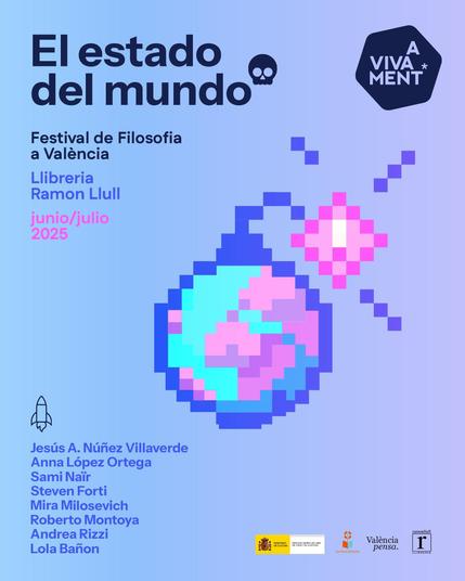 Cartel Avivament 2025, festival de filosofia de Valencia