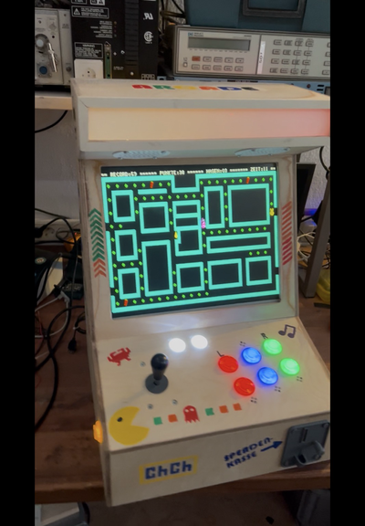 DIY retro Arcade–Automat