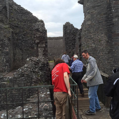 Exploring a castle
