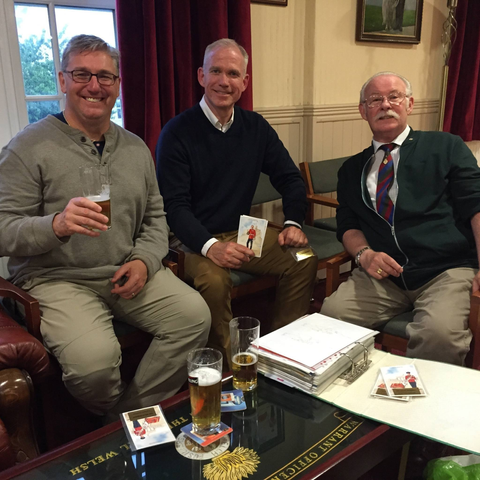 Visiting in the Sergeant's Mess