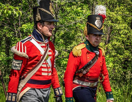 Serjeant and Officer walking
