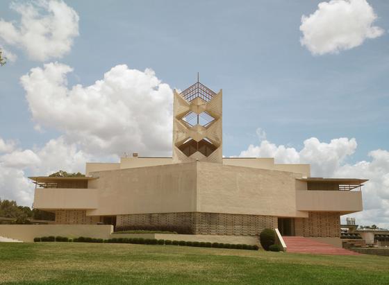 Annie Pfeiffer Chapel at Florida Southern College in Lakeland, Florida