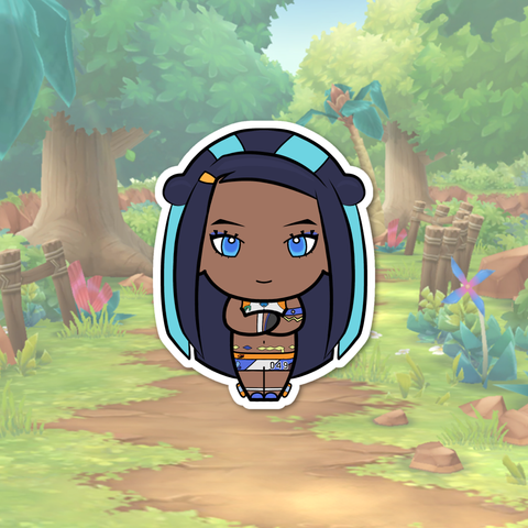 Chibi Art of Nessa from Pokemon Sword & Shield.