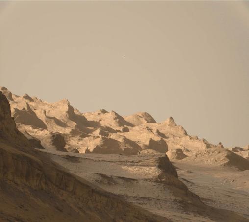 The Yardang Unit captured by the Mars rover Curiosity, on the slopes of Aeolis Mons in Gale Crater, under morning light conditions. 
June 10, 2025 (Sol 4566)