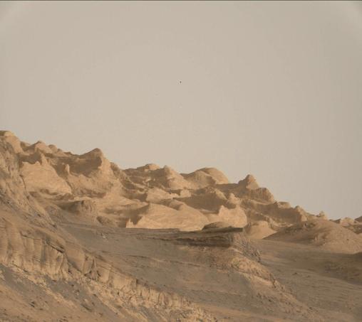 The Yardang Unit captured by the Mars rover Curiosity, on the slopes of Aeolis Mons in Gale Crater, under evening light conditions. 
June 7, 2025 (Sol 4563)