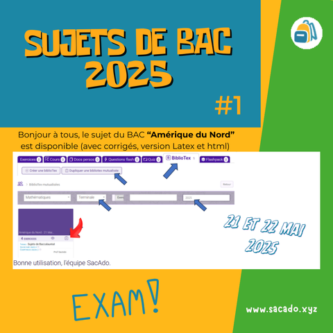 sujet bac amérique du nord